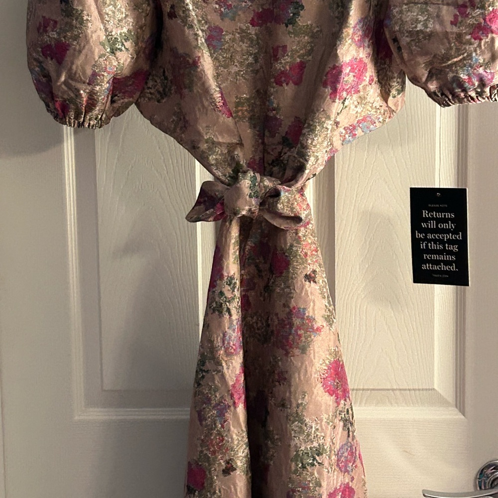 Tuckernuck Floral Maxi Dress - Pink and Green